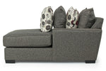 942383569:Oracle 1 Arm Chaise in Titanium, Right Facing, Image 3
