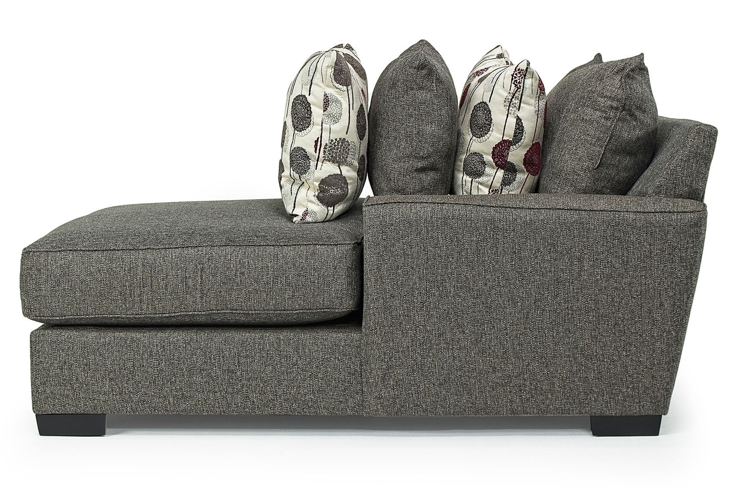 942383569:Oracle 1 Arm Chaise in Titanium, Right Facing, Image 3
