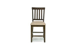 175408124:Stone Counter Height Stool in Charcoal, Slat, Image 2