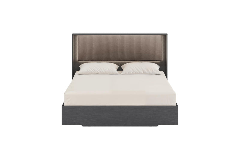AMY000007:Amy Upholstered Panel Bed, Front