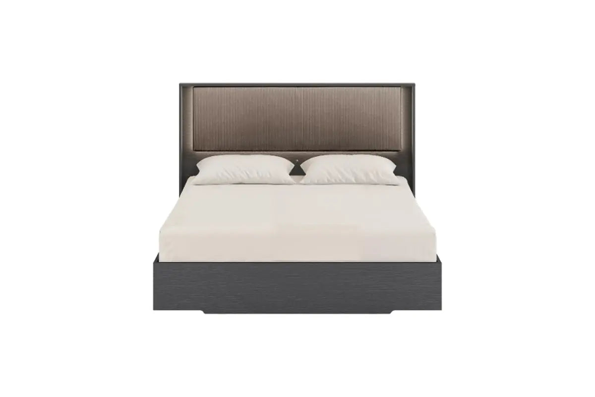 AMY000016:Amy Upholstered Panel Bed With, Front