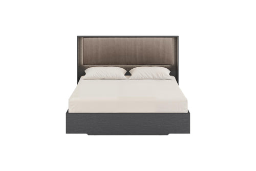 AMY000016:Amy Upholstered Panel Bed With, Front