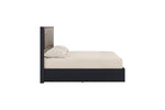 AMY000016:Amy Upholstered Panel Bed With, Side