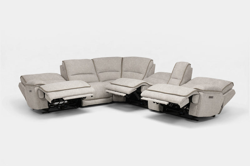 ABBIE0002:Abbie 6 Piece 2 Power Sectiona,  ReclinedAngle