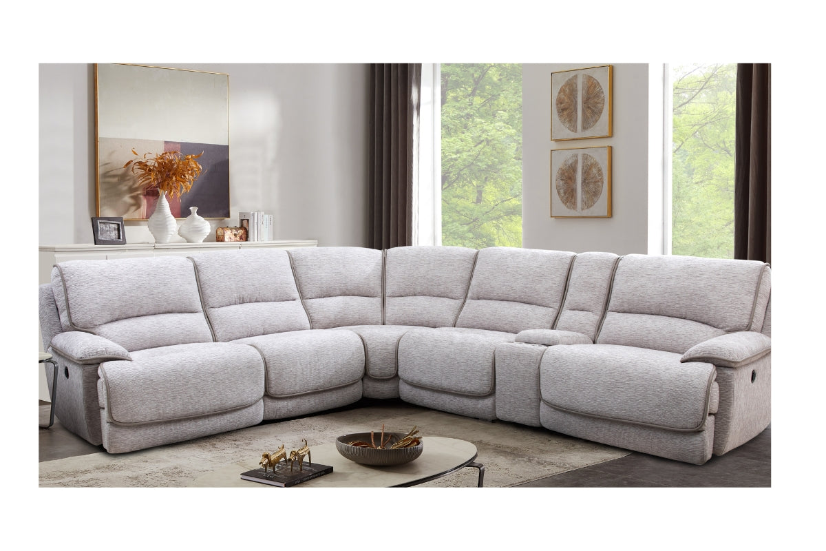 ABBIE0002:Abbie 6 Piece 2 Power Sectiona, Styled