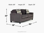 ABINGER01:Abinger Sofa & Loveseat, 