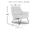 842052850:Adelaide Accent Chair, Angle