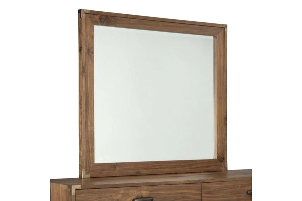 ADLER0007:Adler Panel Bed & Dresser & Mi, AngledAngle