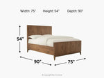 ADLER0002:Adler Panel Bed, 