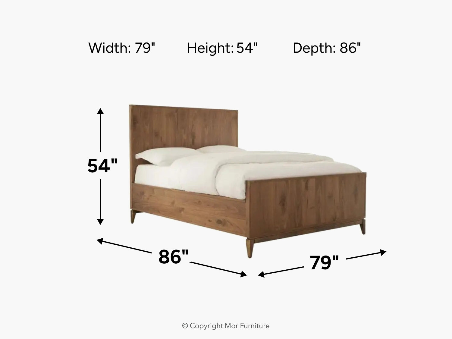 ADLER0004:Adler Panel Bed, 