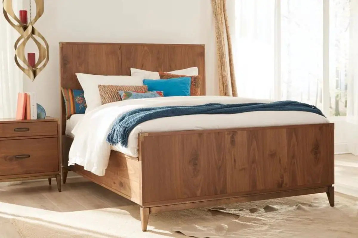 ADLER0004:Adler Panel Bed, Styled