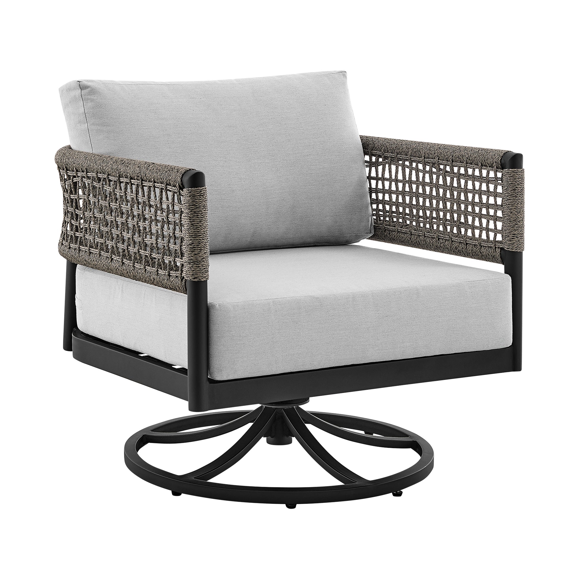 341042021:Alegria Outdoor Swivel Chair, AngledAngle