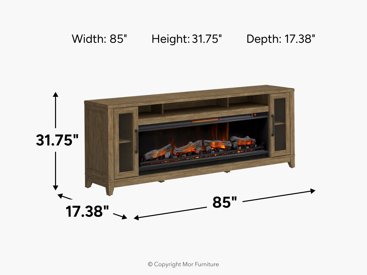 671713653:Alexander Fireplace Console, 