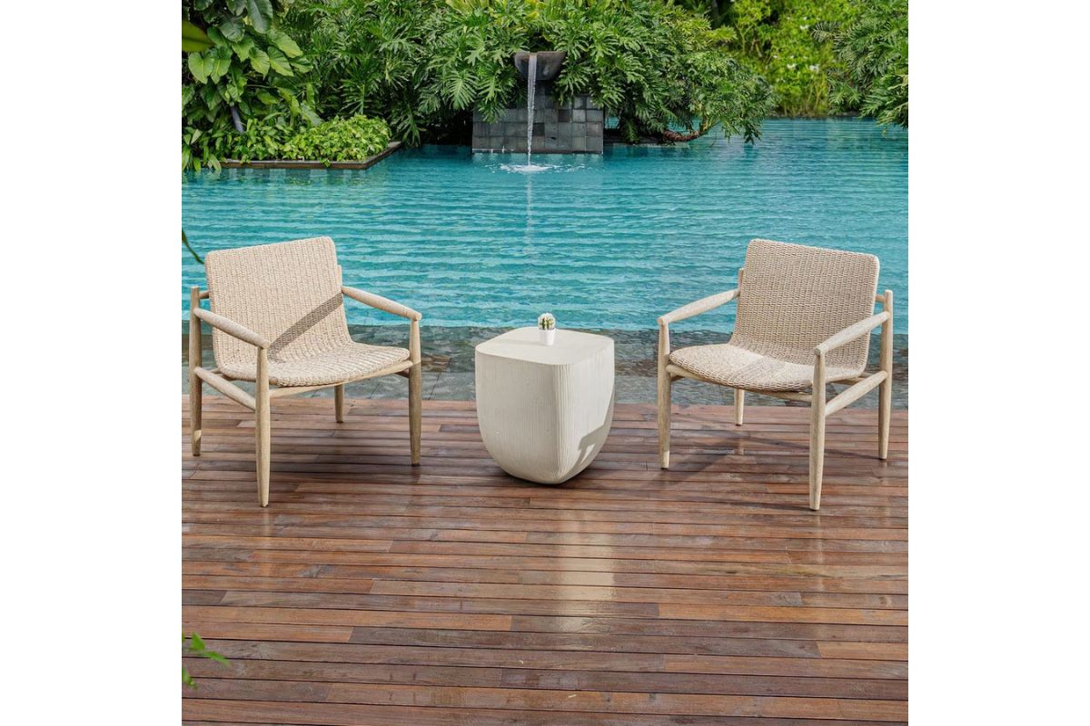 447486494:Alma Outdoor End Table, Styled