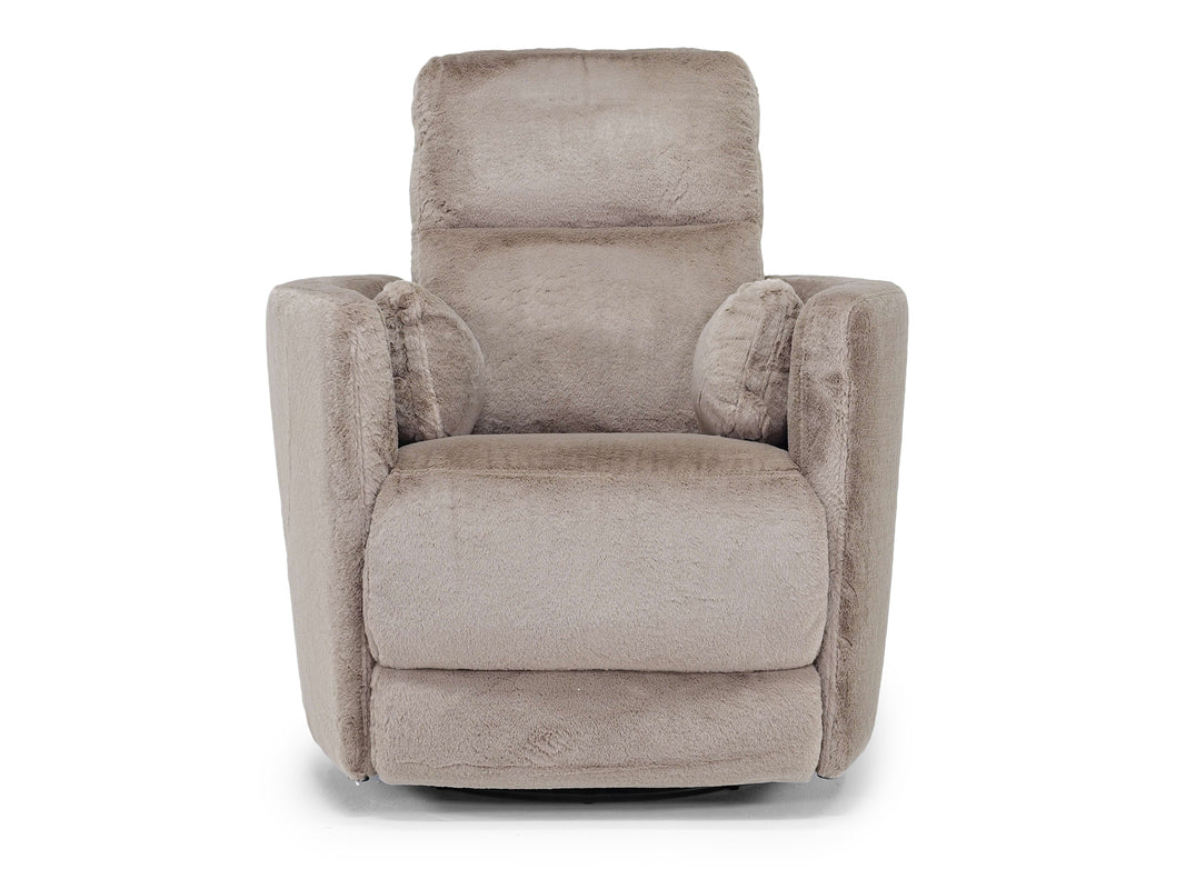 899083262:Alpaca Swivel Gliding Recliner, Front