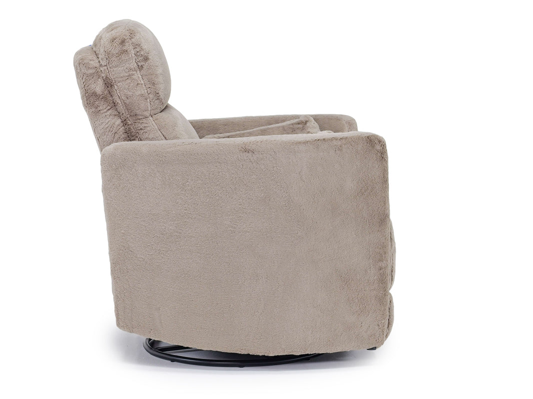 899083262:Alpaca Swivel Gliding Recliner, Side