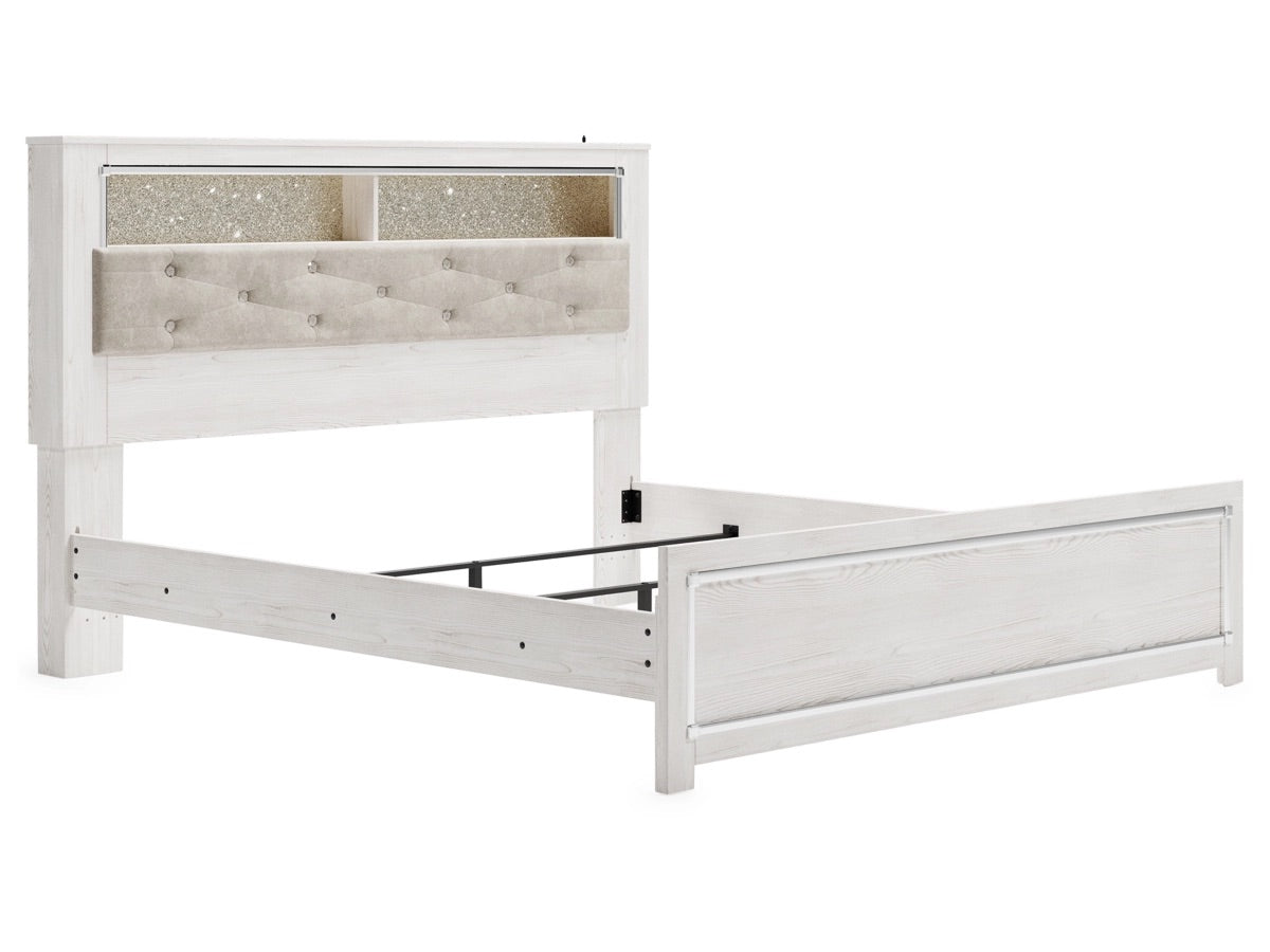 ALTYRA037:Altyra Bookcase Bed, AngledAngle