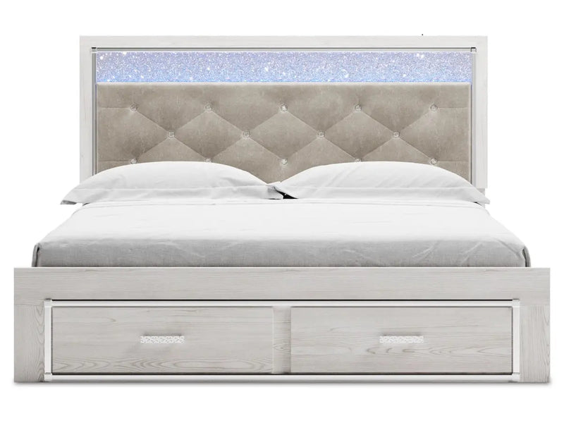 ALTYRA022:Altyra Panel Bed With Storage, Front