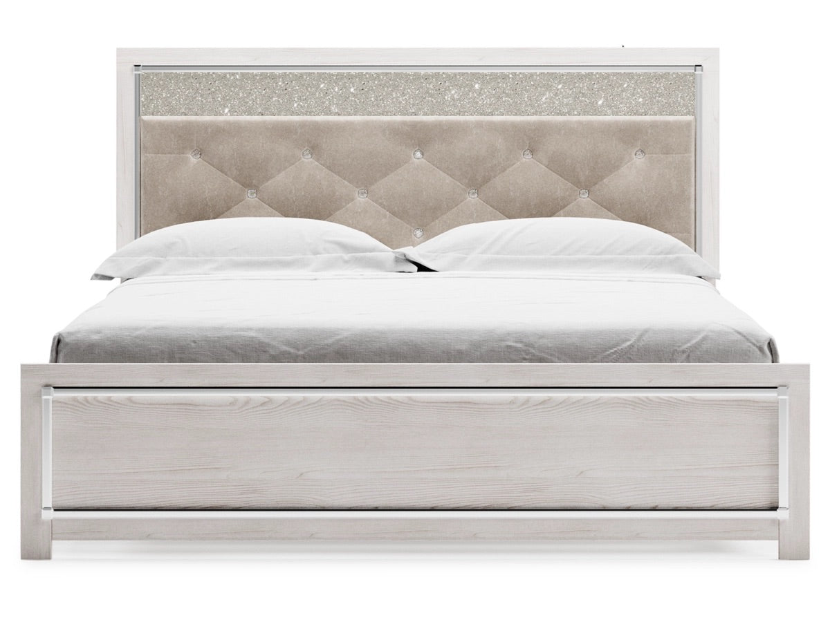 ALTYRA008:Altyra Panel Bed & Dresser & M, Front