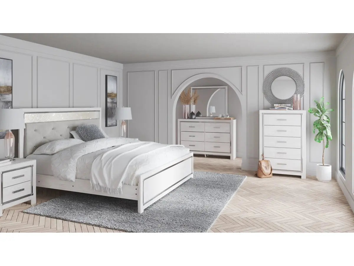 ALTYRA007:Altyra Panel Bed, Styled