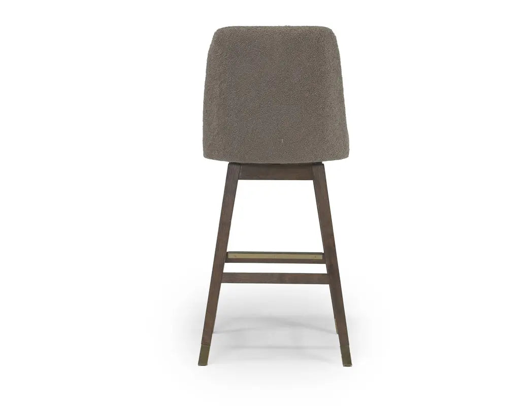 931693106:Amelie Swivel Counter Stool in Taupe Back