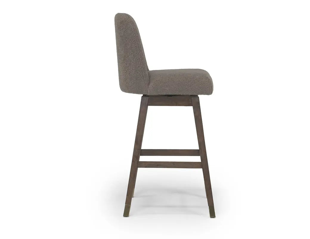 931693106:Amelie Swivel Counter Stool in Taupe Side