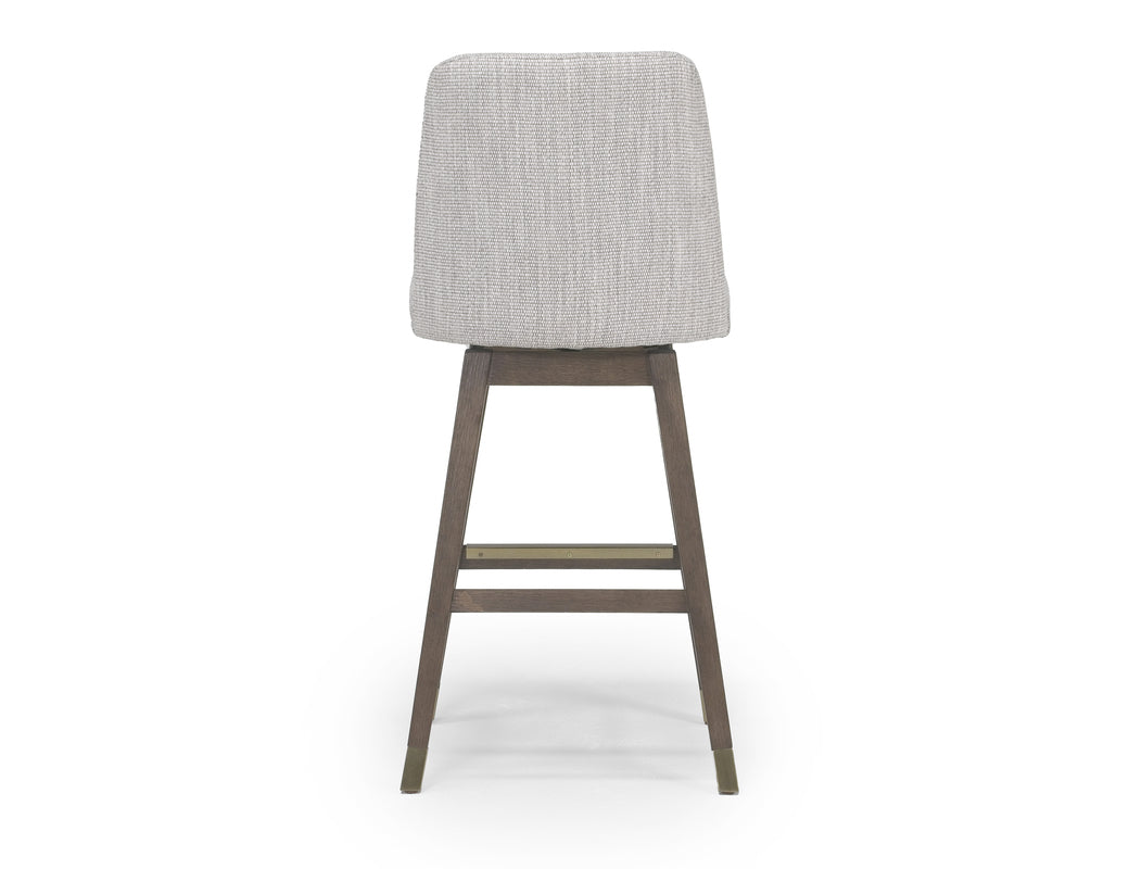 827223841:Amelie Swivel Counter Stool in Taupe Back