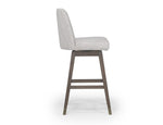 827223841:Amelie Swivel Counter Stool in Taupe Side