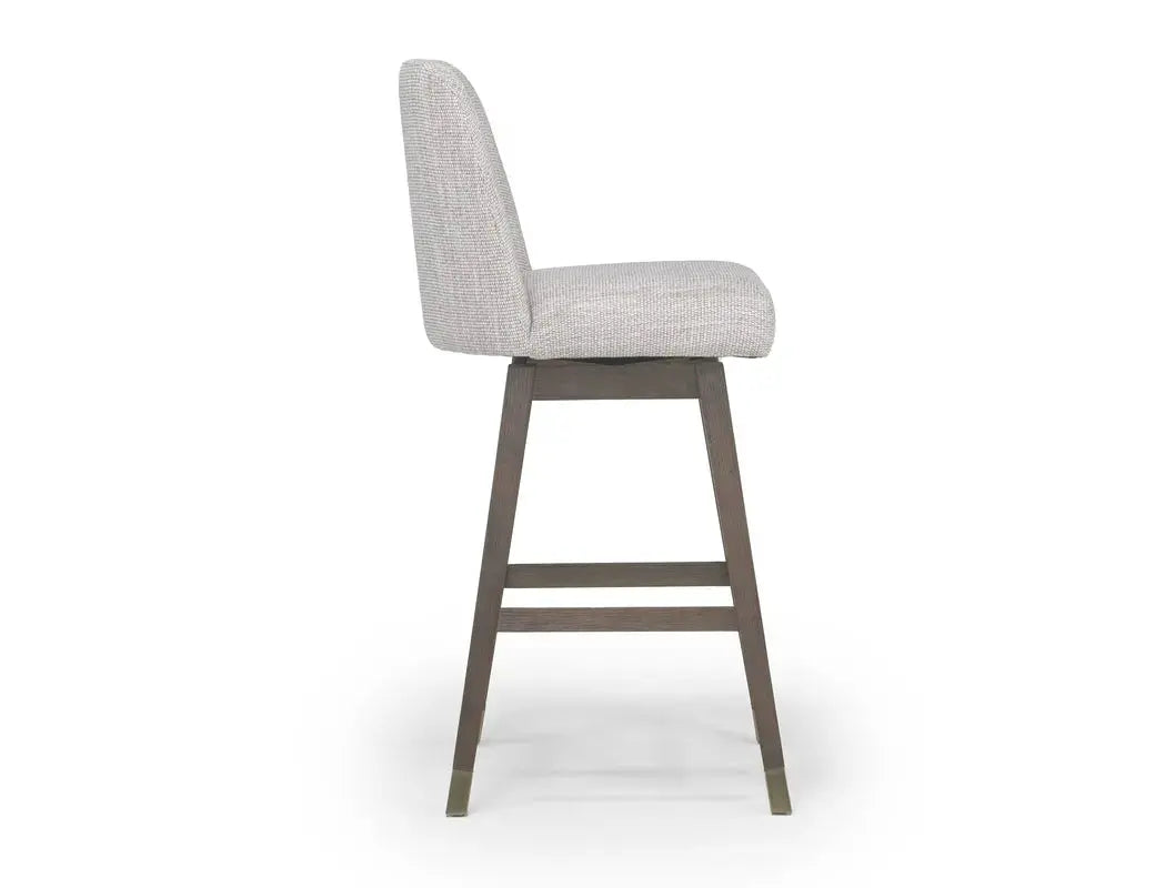 827223841:Amelie Swivel Counter Stool in Taupe Side