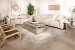 AMARA0051:Amara 2 Power Sofa and Console Loveseat in Blanca Mist Gray
