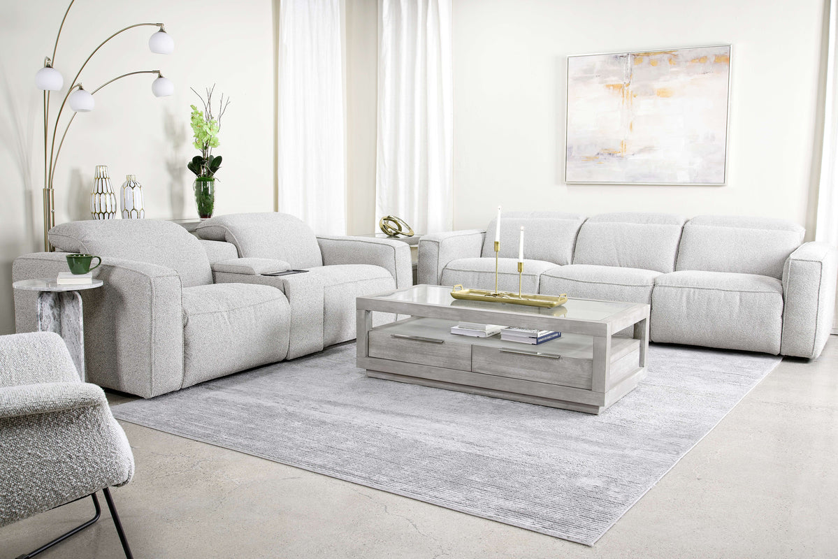 AMARA0005:Amara 2 Power Console Loveseat, Styled