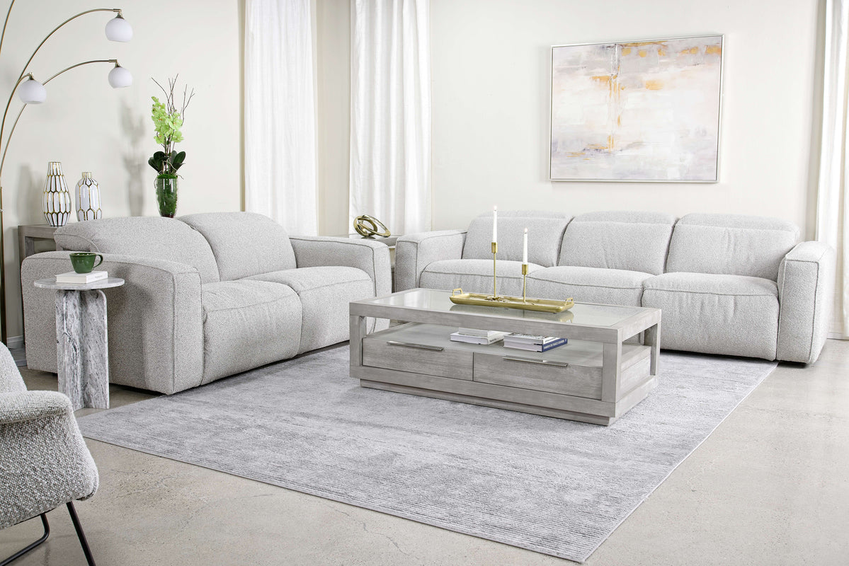 AMARA0003:Amara 2 Power Sofa & Loveseat, Styled