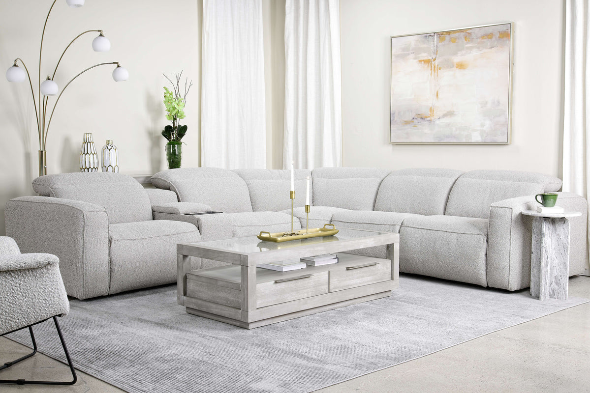 AMARA0001:Amara 6 Piece 2 Power Sectiona, Styled