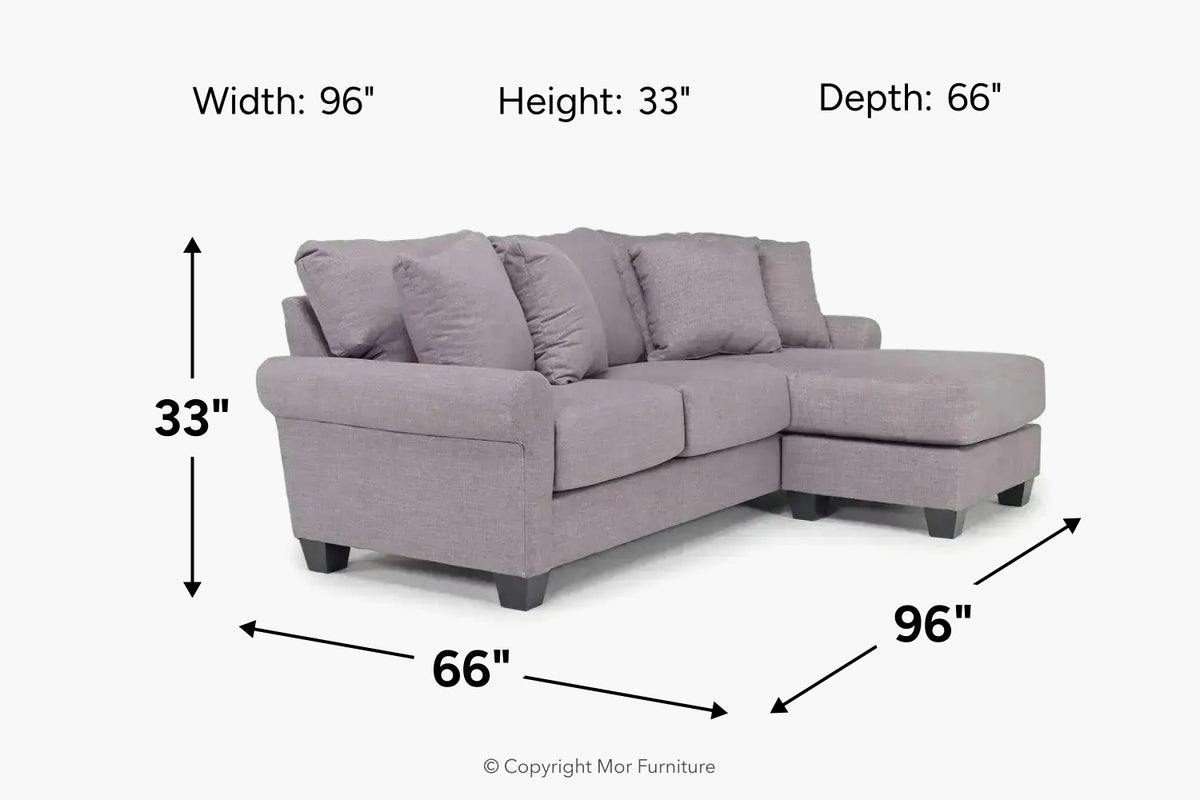 315397366:Amelia Crypton Performance Sofa Chaise,