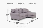 834349652:Amelia Crypton Performance Sofa Chaise,