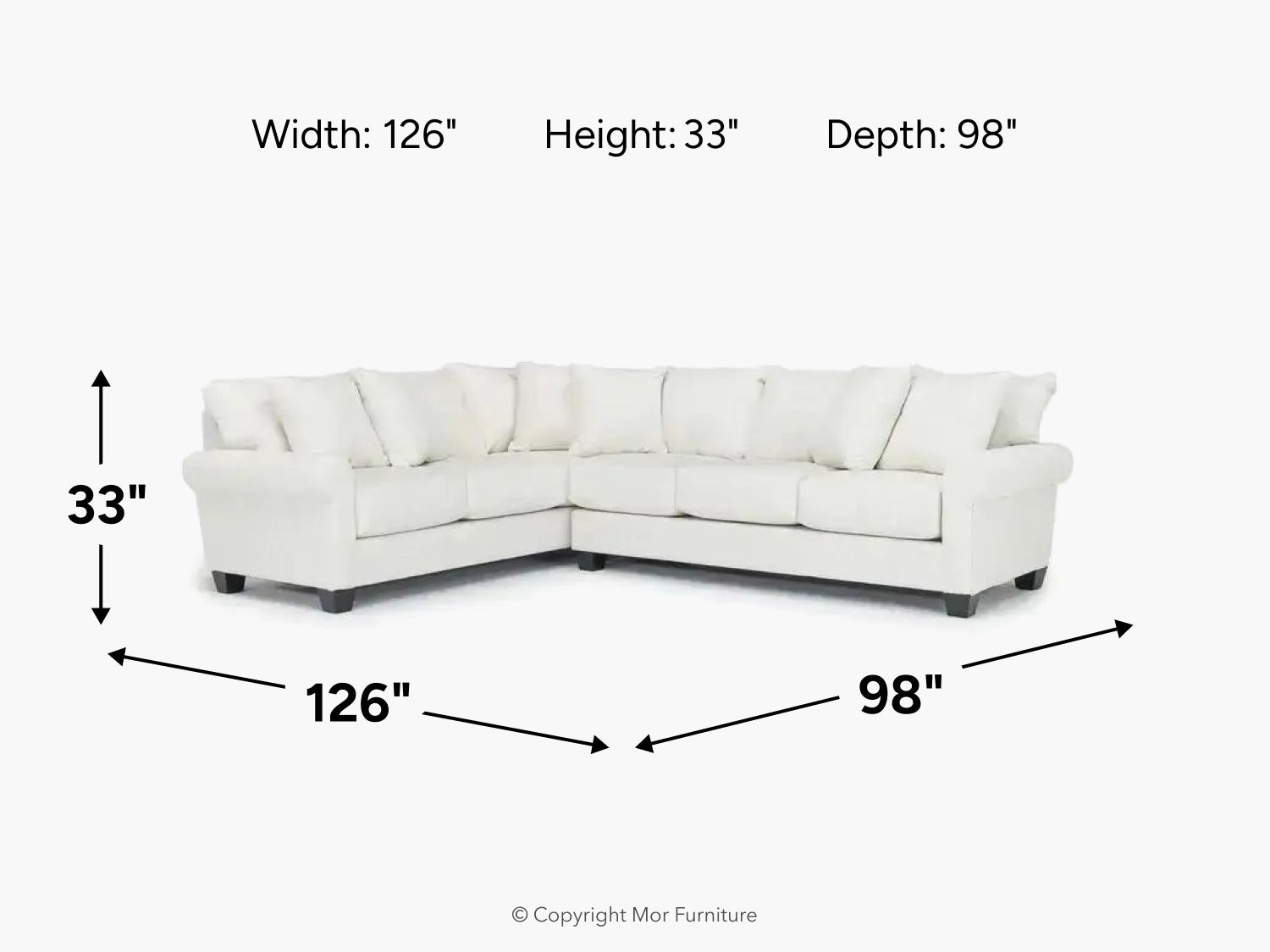 AMELIA031:Amelia Crypton Performance Tux Sofa Sectional, 