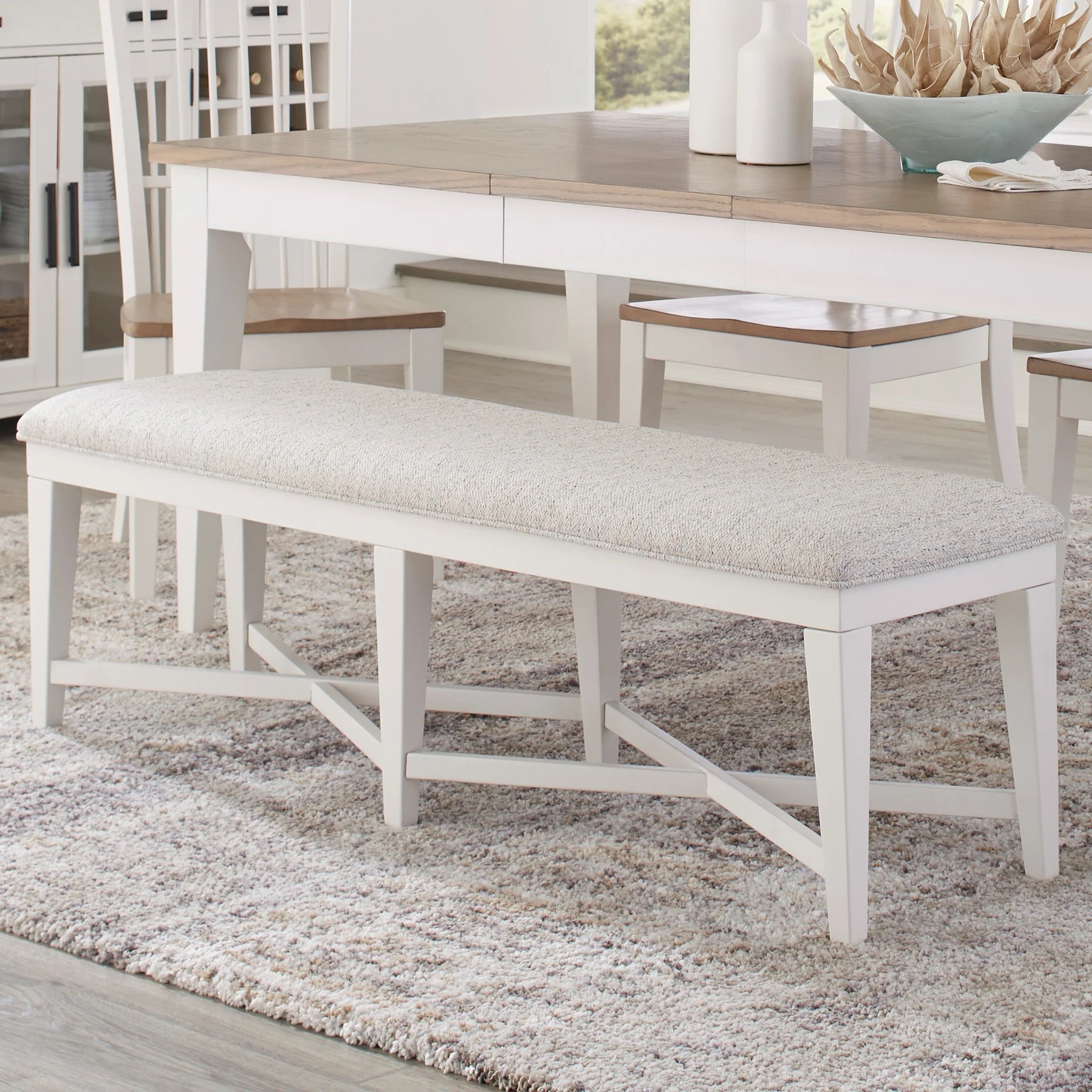 317487700:Americana Dining Bench, Styled