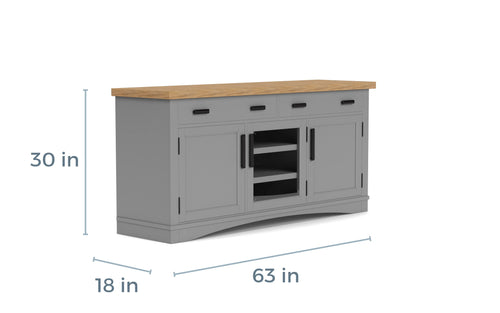 004932185:Americana Media Console, 
