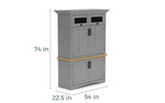 AMERICAN8:Americana Office Desk & Hutch, 
