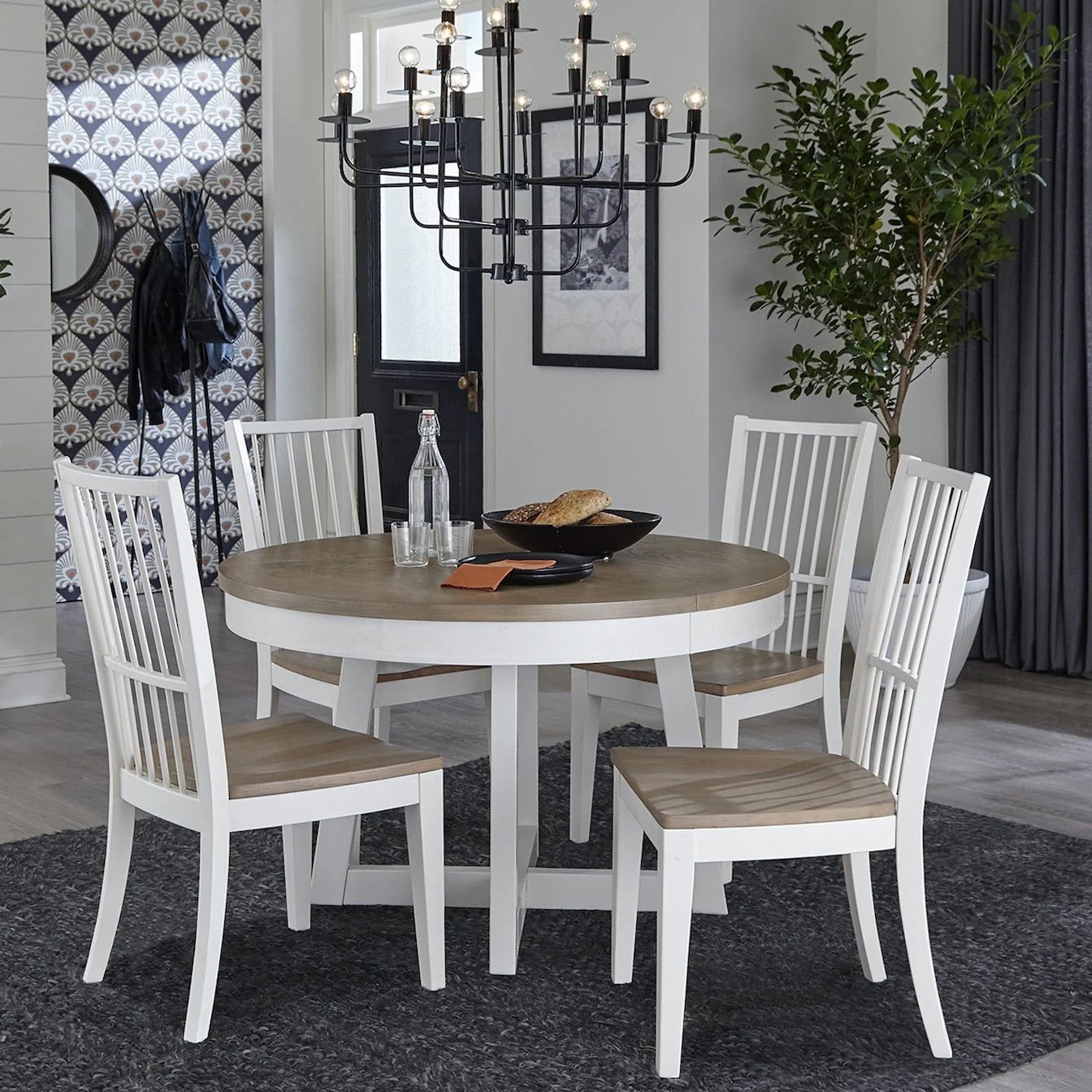 213315798:Americana Round Dining Table, Styled