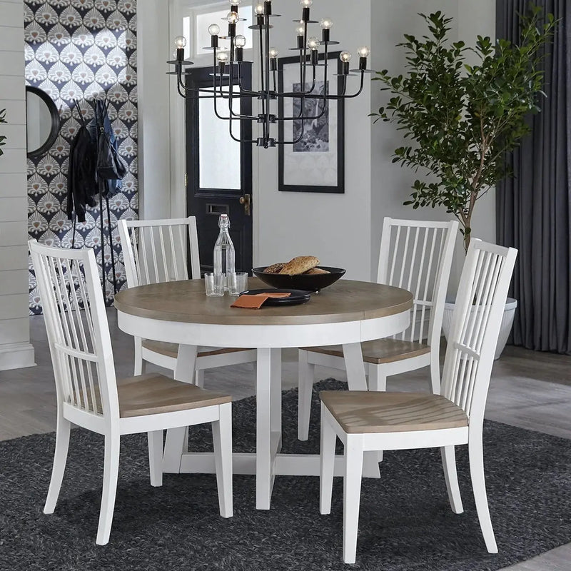 213315798:Americana Round Dining Table, Styled