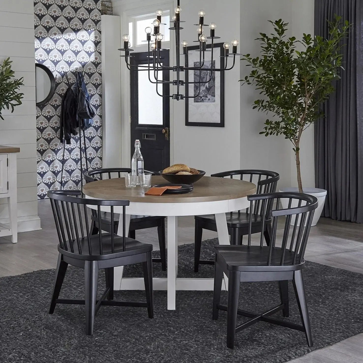 213315798:Americana Round Dining Table, Styled