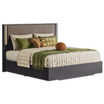 AMY000018:Amy Upholstered Bed With Stora, AngledAngle