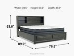 535562415:Andes Bookcase Bed, 