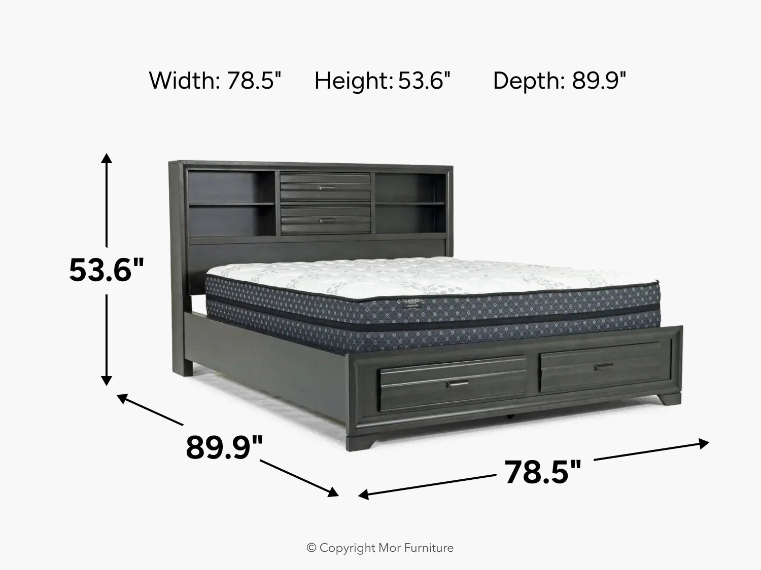 535562415:Andes Bookcase Bed, 
