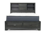 ANDES0031:Andes Bookcase Bed With Storag, Front