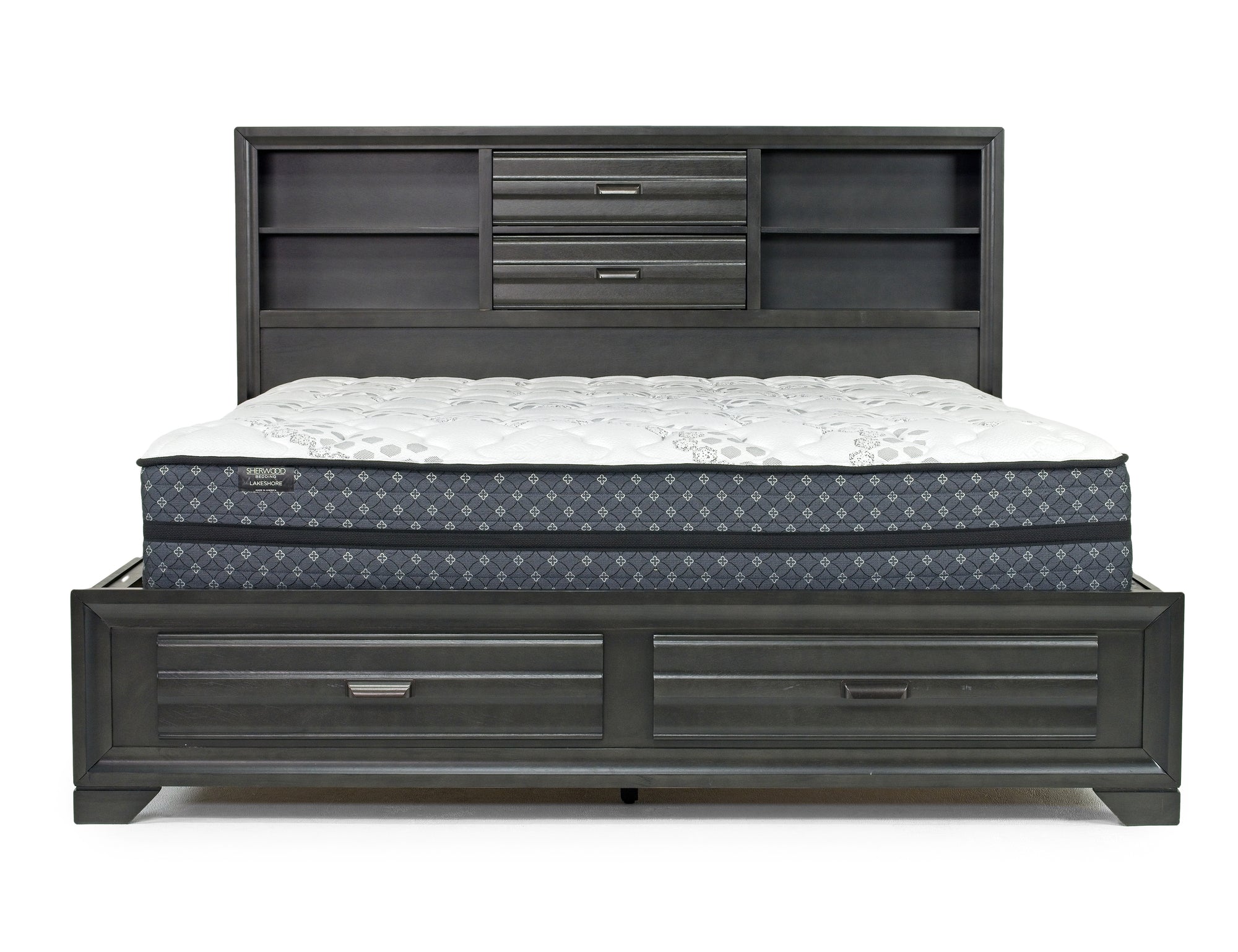 ANDES0021:Andes Bookcase Bed With Storag, Front