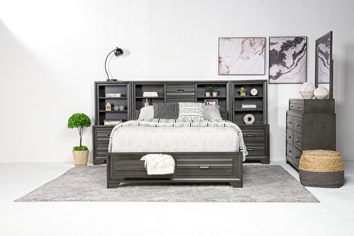 ANDES0003:Andes Wall Bed & Dresser & Mir, Styled