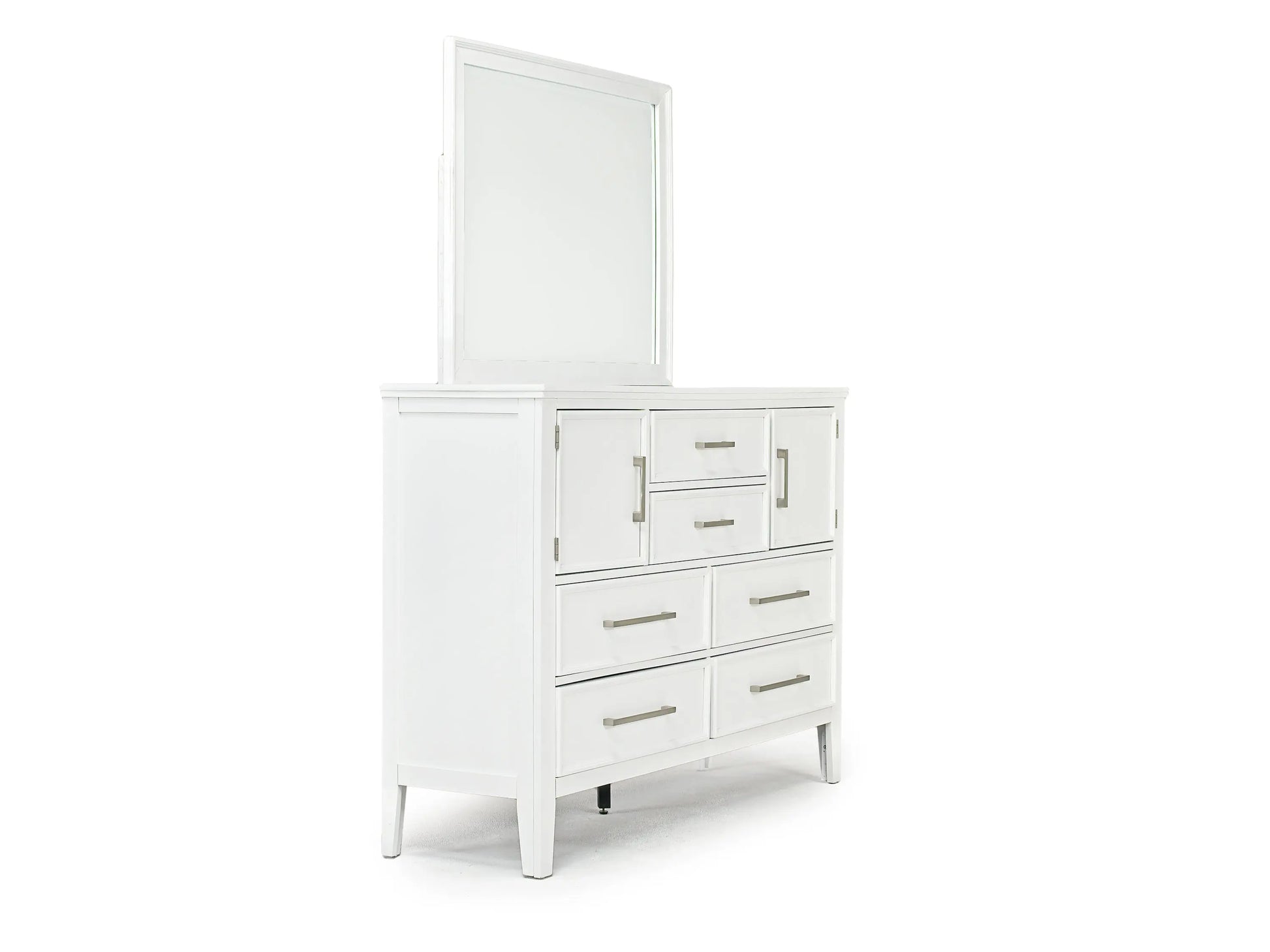 ANDOVER19:Andover Panel Bed & Dresser & , AngledAngle