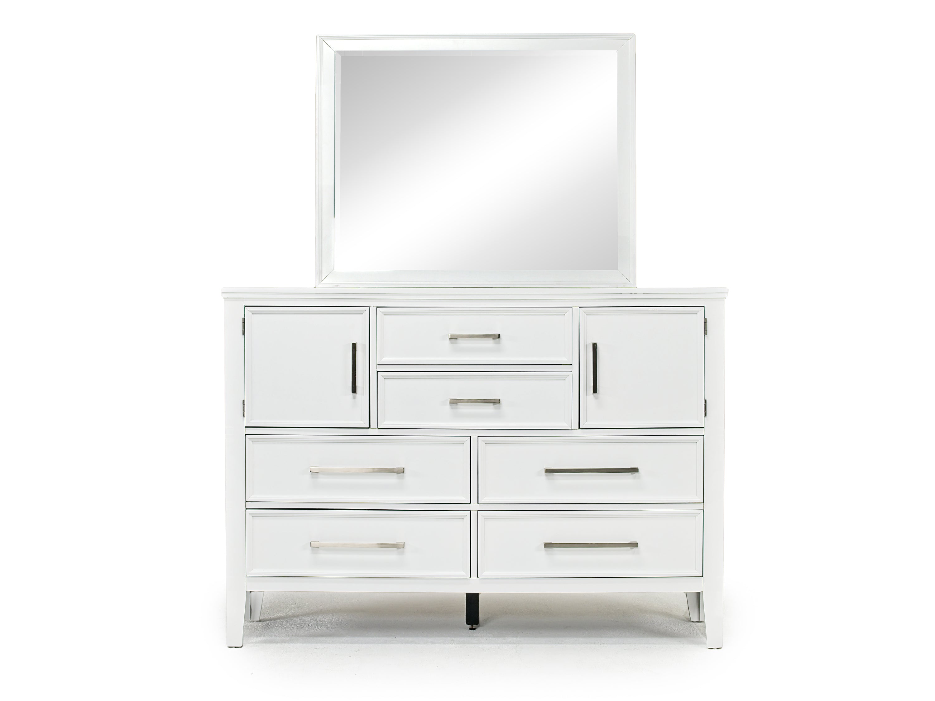 ANDOVER19:Andover Panel Bed & Dresser & , Front